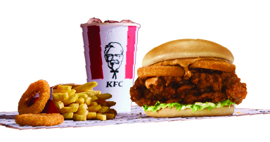 Onion Rings BBQ Zinger Combo
